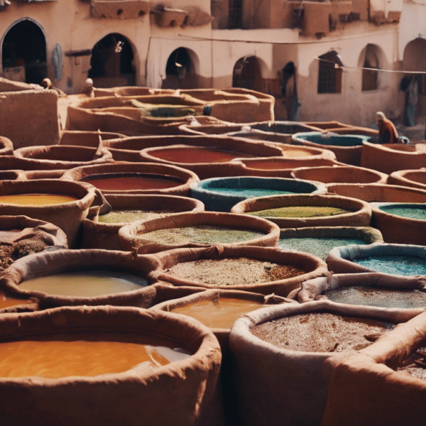 explore the enigmatic world of moroccan tanneries and ponder whether the ancient process is a craft or an art form.