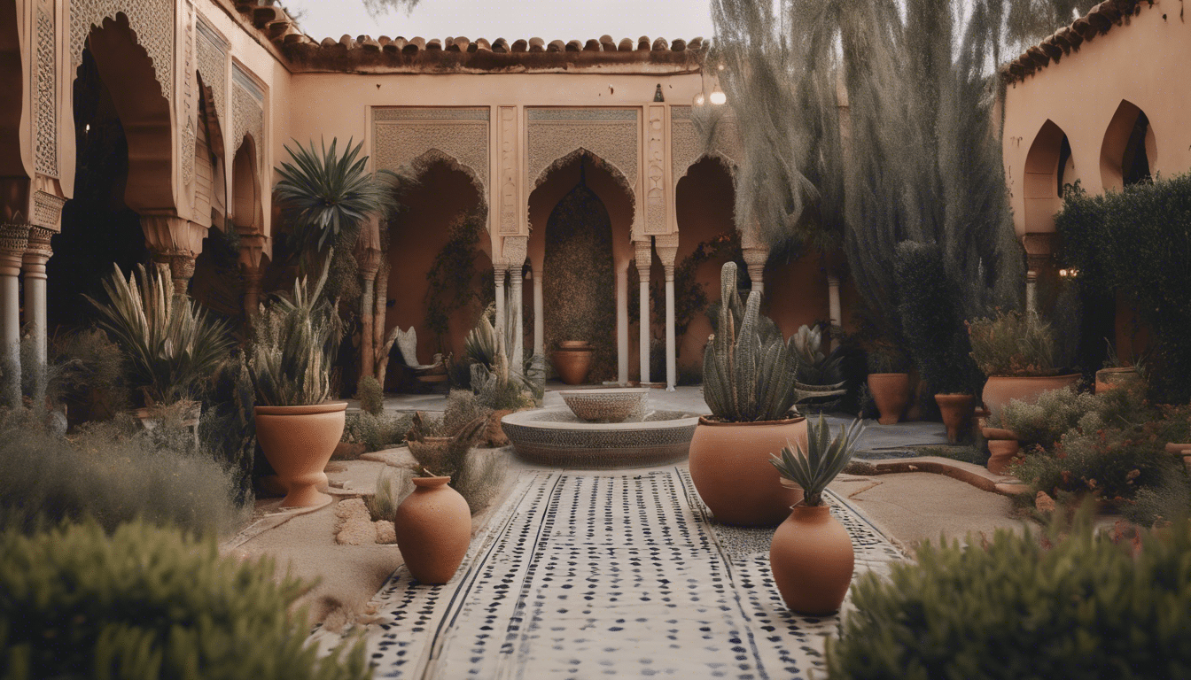 Entdecken Sie die Schönheit und Ruhe marokkanischer Gärten und entdecken Sie ihren faszinierenden Reiz. Entdecken Sie, wie marokkanische Gärten die Essenz von Ruhe und Charme in einer faszinierenden Mischung aus natürlicher Schönheit und kultureller Eleganz einfangen.