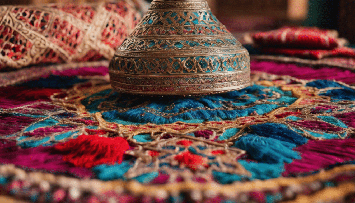 Entdecken Sie, wie marokkanische Stickereien das komplexe und lebendige künstlerische Erbe Marokkos widerspiegeln und jahrhundertealte Tradition, Kultur und Handwerkskunst zur Schau stellen.