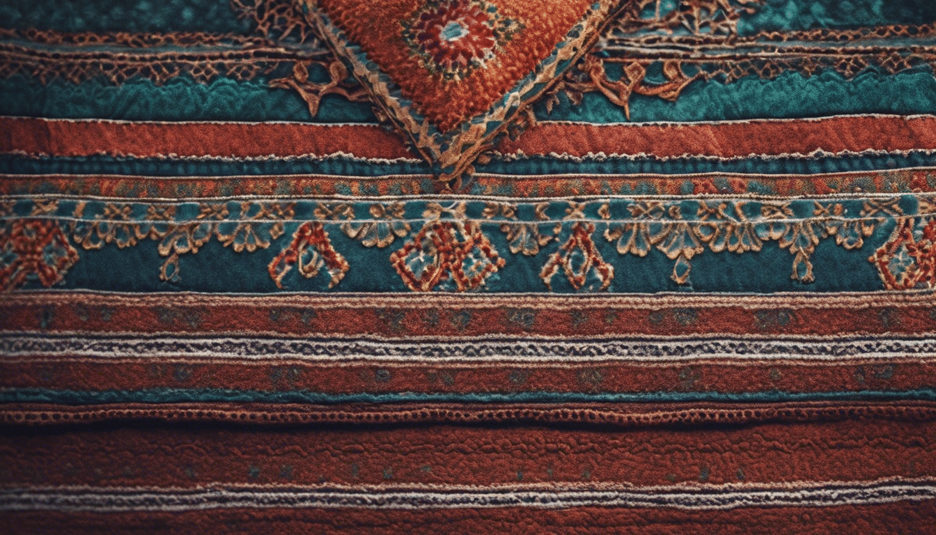 Entdecken Sie den Einfluss der marokkanischen Textilkunst auf zeitgenössisches Design und entdecken Sie die einzigartige Ästhetik und Techniken, die die moderne Kreativität geprägt haben.