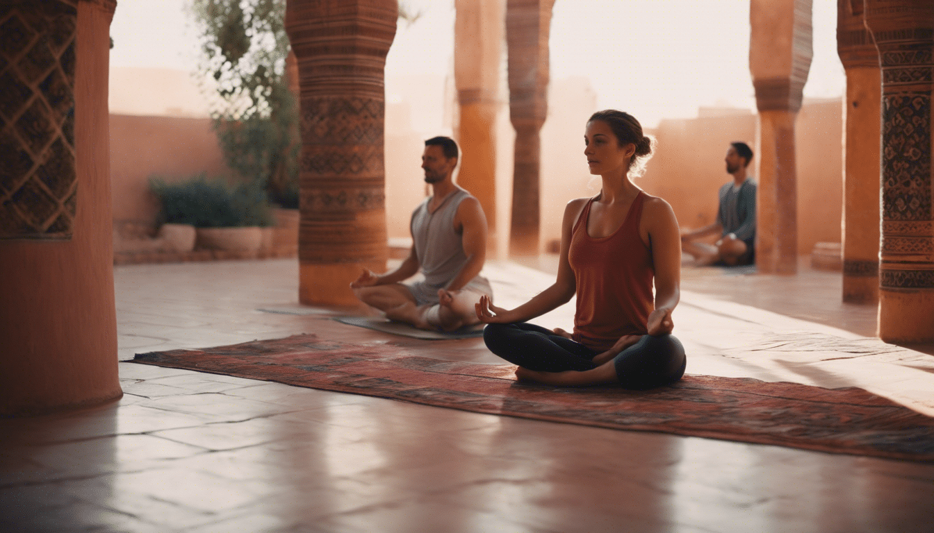 découvrez l'expérience de bien-être ultime lors des meilleures retraites de yoga et de bien-être à Marrakech. détendez-vous, ressourcez-vous et trouvez la paix intérieure dans la ville animée de Marrakech.