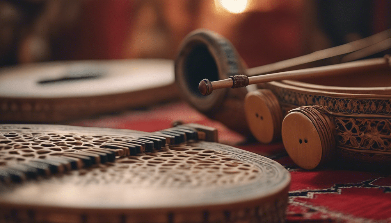Entdecken Sie die bezaubernde Welt der marokkanischen Musik mit diesem Leitfaden zu traditionellen marokkanischen Instrumenten, von den faszinierenden Rhythmen des Bendir bis zu den eindringlichen Melodien der Oud und mehr.