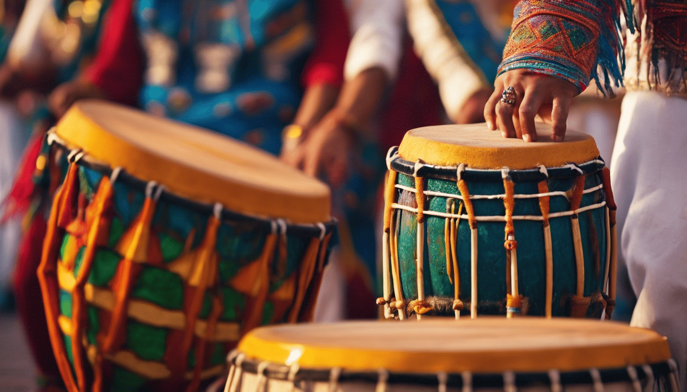 Entdecken Sie die reiche und lebendige Tradition des marokkanischen Festtrommelspiels und seine kulturelle Bedeutung. Entdecken Sie die lebendigen Rhythmen, Melodien und Zeremonien, die es zu einem einzigartigen und geschätzten Teil der marokkanischen Kultur machen.