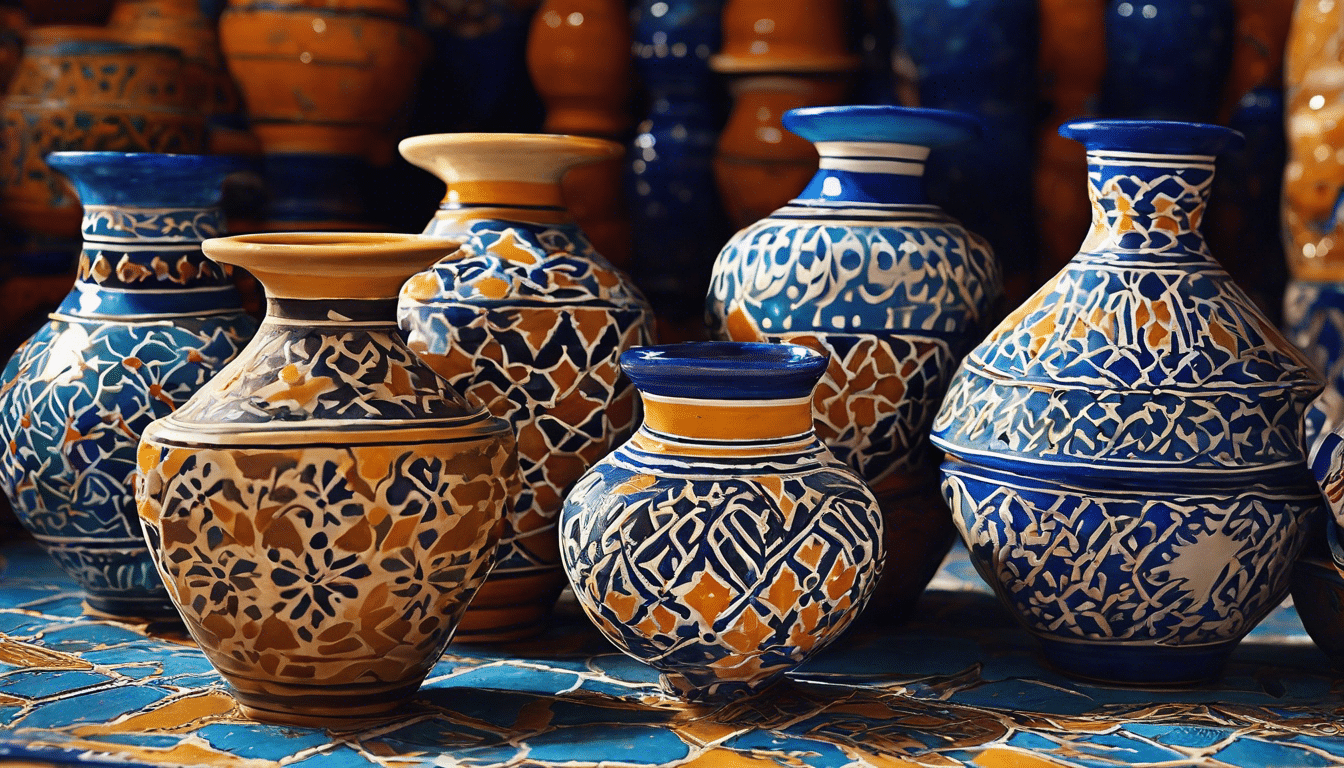 Entdecken Sie in diesem umfassenden Reiseführer, was marokkanische Keramik und Töpferwaren mit ihren lebendigen Farben, aufwendigen Designs und exquisiter Handwerkskunst auszeichnet.