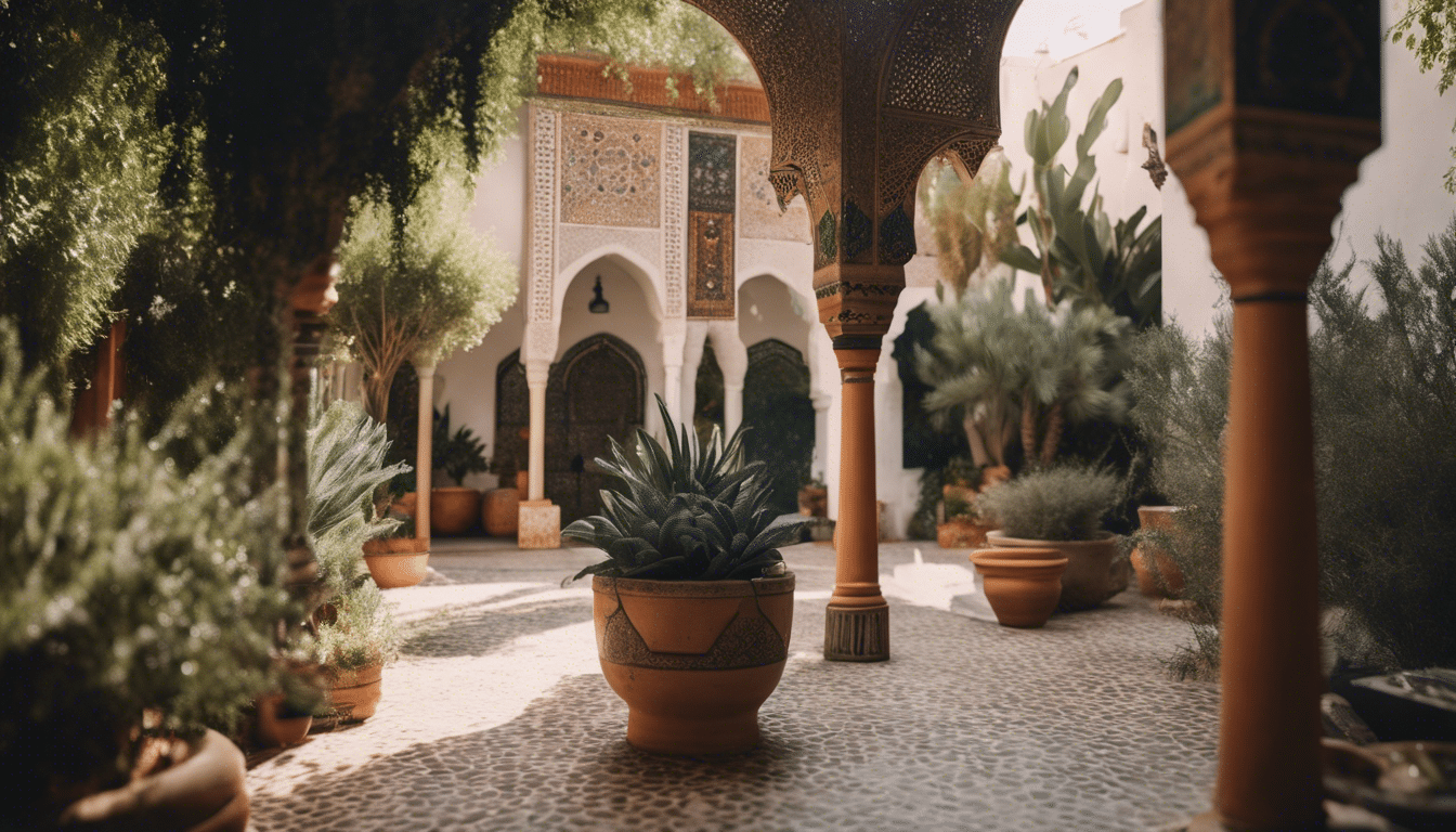 Entdecken Sie die bezaubernde Schönheit marokkanischer Gärten und entdecken Sie die reiche Mischung aus lebendigen Farben, exquisiter Pflanzenwelt und komplizierten Designelementen, die sie wirklich außergewöhnlich machen.