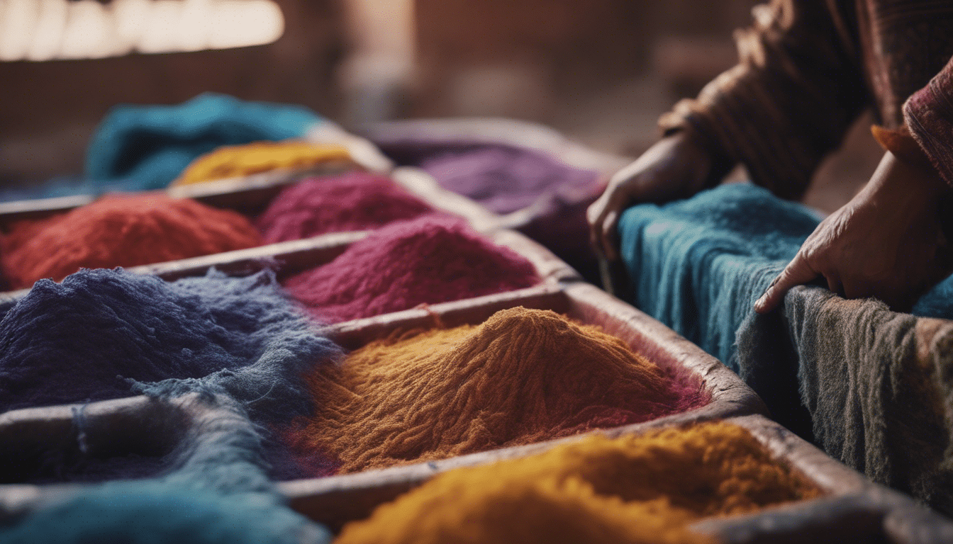 Entdecken Sie die traditionellen marokkanischen Textilfärbemethoden und entdecken Sie die reiche Geschichte und lebendige Kultur hinter diesen jahrhundertealten Praktiken.
