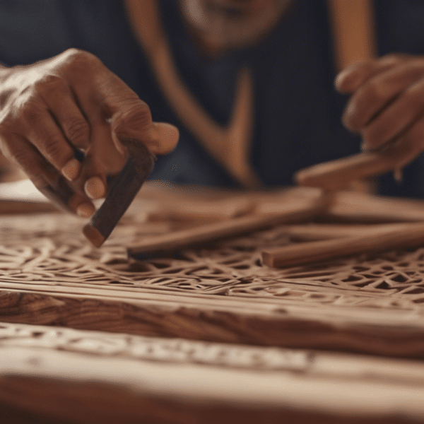 explore the history and cultural significance of moroccan woodwork and carpentry, tracing its origins and evolution over time.