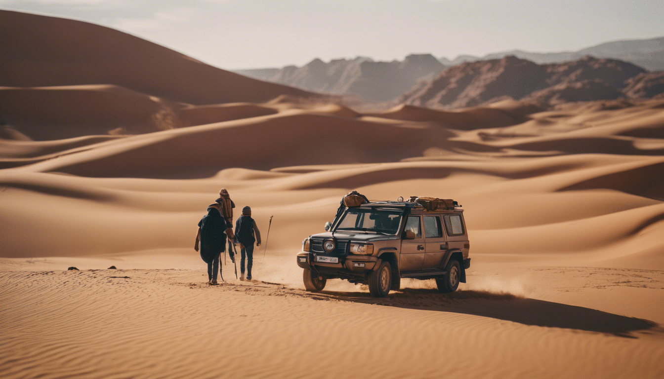 Entdecken Sie die besten Wüstenabenteuer in der Nähe von Marrakesch und erleben Sie aufregende Aktivitäten wie Kamelreiten, Sandboarding und Übernachtungen in Beduinenlagern in der atemberaubenden Wüstenlandschaft Marokkos.