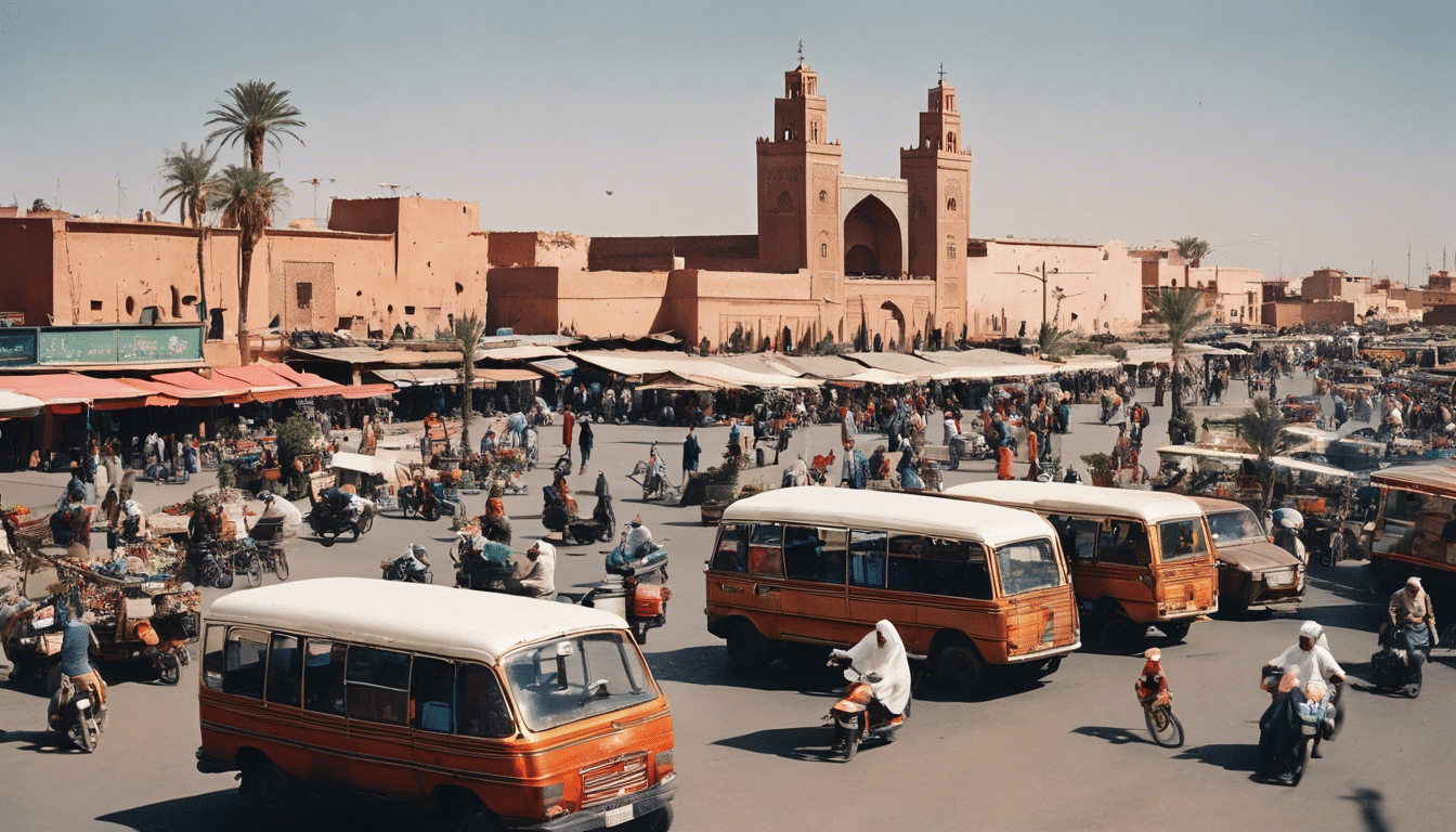 Entdecken Sie mit unserem umfassenden Reiseführer die besten Transportmöglichkeiten in Marrakesch. Er bietet Einblicke in die besten Möglichkeiten, sich in der Stadt fortzubewegen und das Beste aus Ihrem Besuch zu machen.