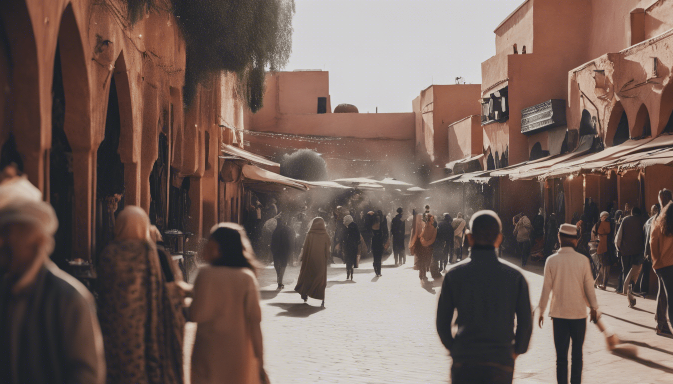 Descubra los mejores lugares para observar a la gente pasar en Marrakech y empaparse de la vibrante cultura local.