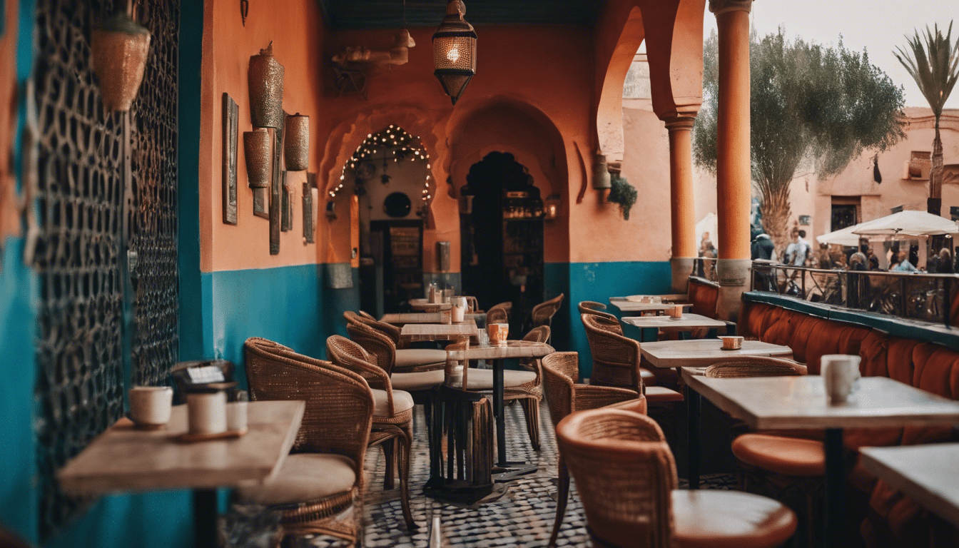Descubra los cafés más relajantes y encantadores de Marrakech y disfrute de la combinación perfecta de tranquilidad y encanto en esta vibrante ciudad.