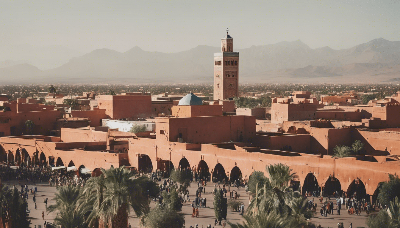 Explore la vibrante ciudad de Marrakech, uno de los principales destinos para los entusiastas de la cultura con su rica historia, arquitectura tradicional y bulliciosos mercados.