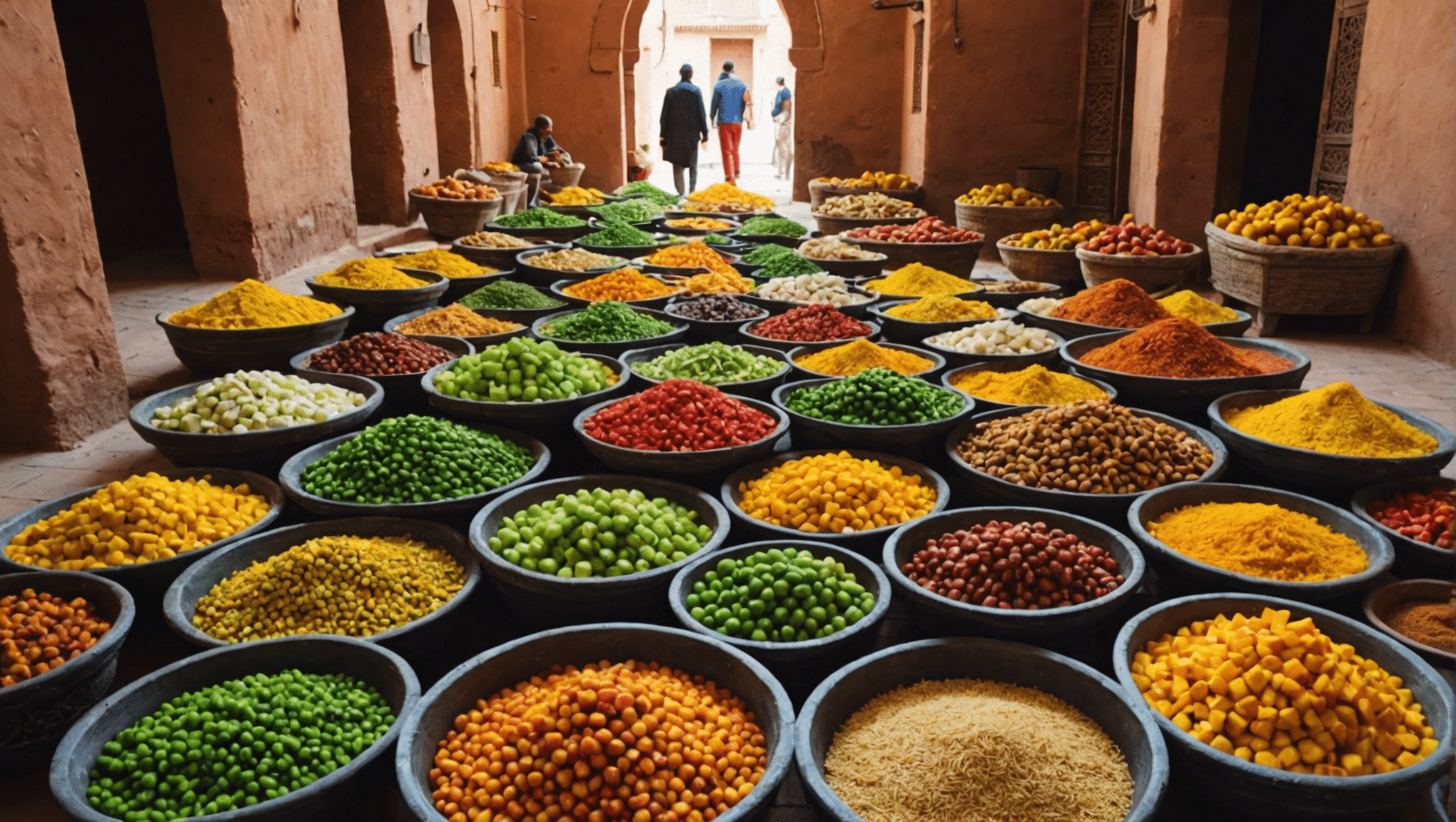 scopri la disponibilità di cibo vegetariano a Marrakech e scopri dove gustare deliziosi pasti senza carne durante la tua visita in questa vibrante città.